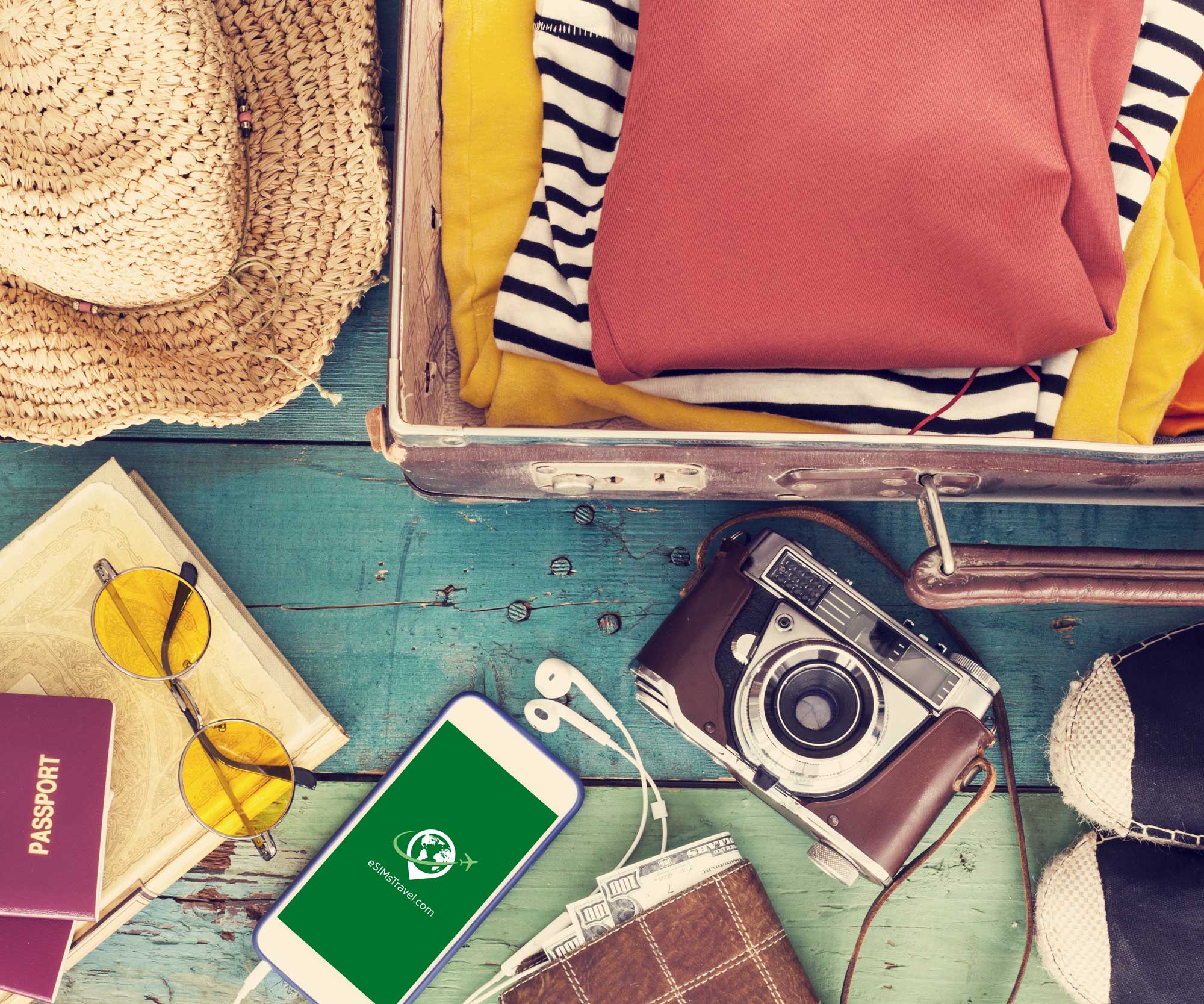 packing suitcase